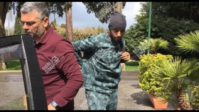 Faouzi Ghoulam a Villa Stuart a controllo per la rotula (foto gianlucadimarzio.com)