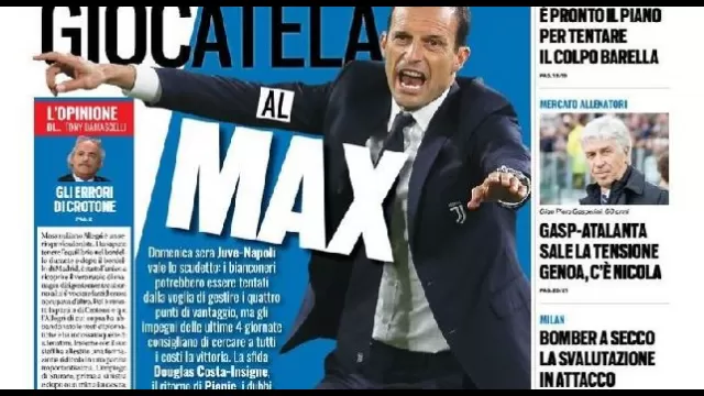 La prima pagina di Tuttosport