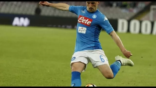 Mario Rui in azione con la maglia del Napoli