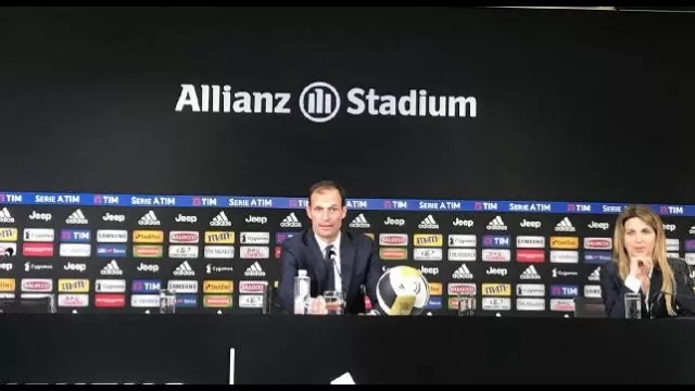 Allegri in conferenza stampa