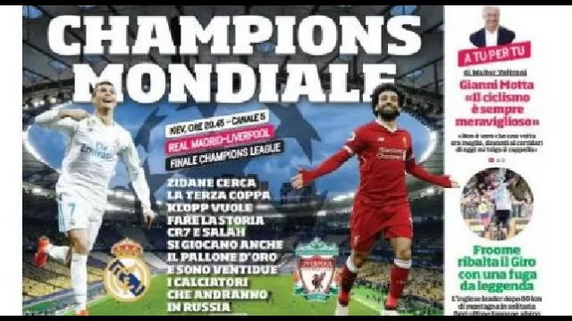 La prima pagina del Corriere dello Sport