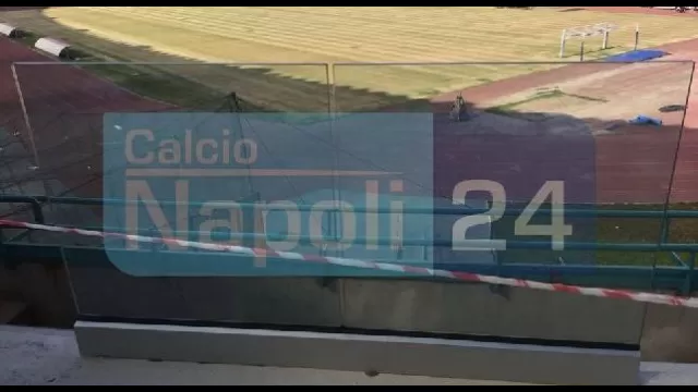 Stadio San Paolo, terreno di gioco e balauestre