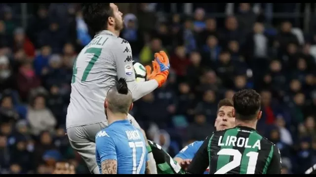 Andrea Consigli con la maglia del Sassuolo