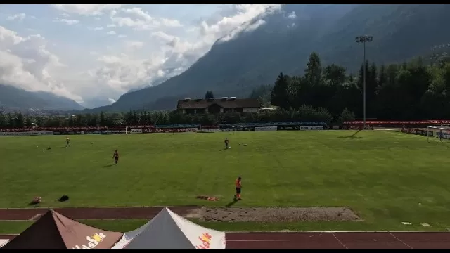 Dimaro, allenamento mattutino del Napoli sul campo di Carciato