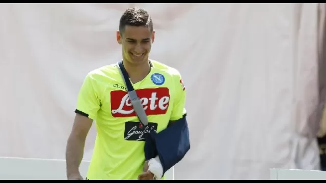 Alex Meret infortunio