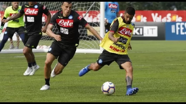 Il Napoli si allena sul Comunale di Carciato