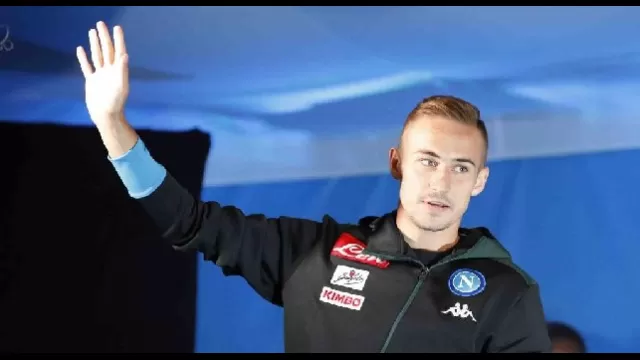 Marko Rog, calciatore della SSC Napoli, in ritiro a Dimaro