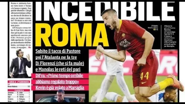 La prima pagina del Corriere dello Sport del 28 agosto 2018