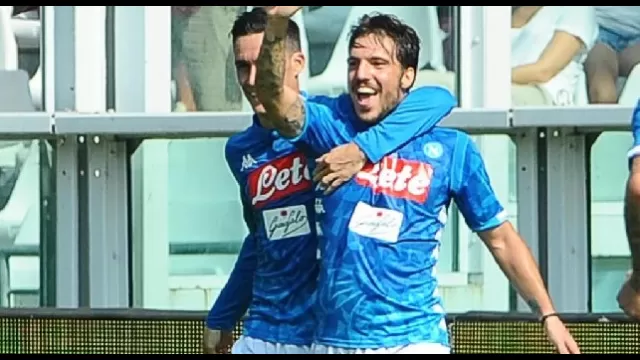 Simone Verdi esulta con Callejon