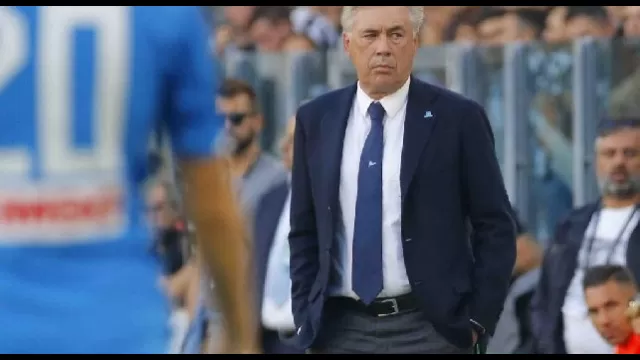 Carlo Ancelotti in panchina