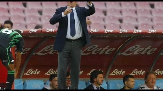 Ancelotti sulla panchina del Napoli