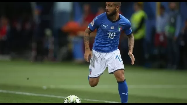 Insigne in azione con l'Italia