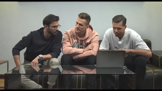 Lukasz Wisniowski, Arkadiusz Milik e Wojciech Szczesny