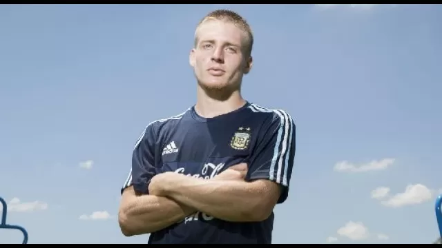 Ascacibar con la maglia dell'Argentina