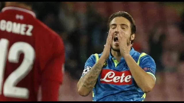 Simone Verdi si dispera in un match con la maglia del Napoli