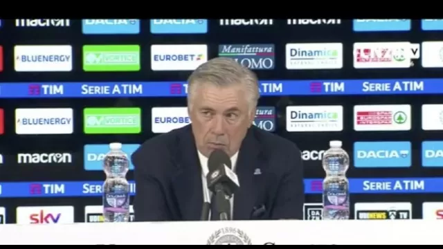 Ancelotti conferenza stampa Udinese-Napoli