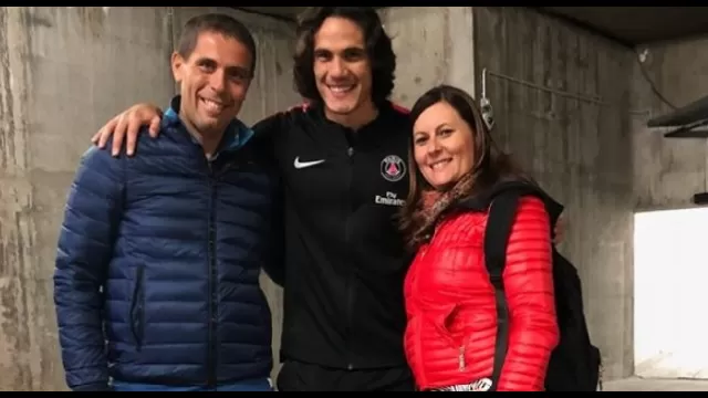 Cavani e l'amico