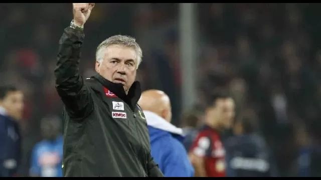 Carlo Ancelotti, allenatore del Napoli