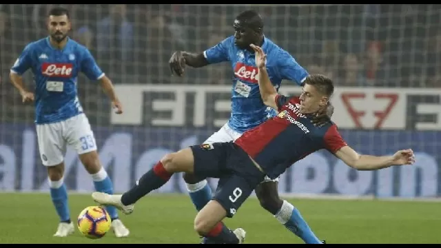 Piatek e Koulibaly in Genoa - Napoli