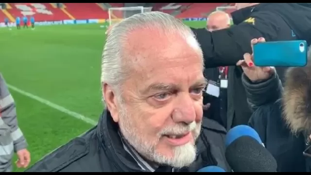 Aurelio De Laurentiis, presidente del Napoli