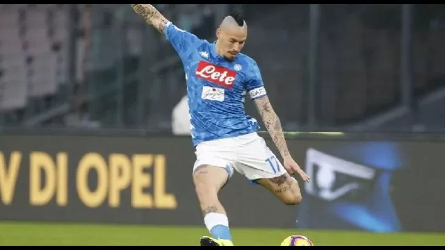 Marek Hamsik, centrocampista e capitano del Napoli