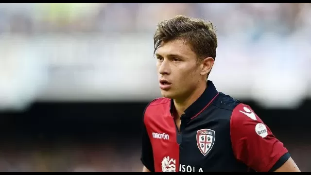 Nicol&ograve; Barella, centrocampista del Cagliari