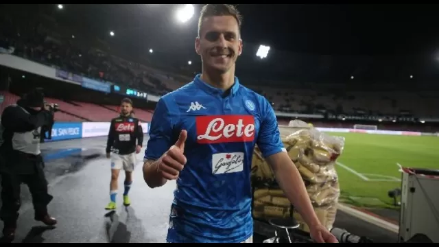 Arkadiusz Milik, attaccante polacco del Napoli