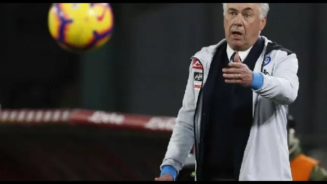 Carlo Ancelotti, allenatore del Napoli