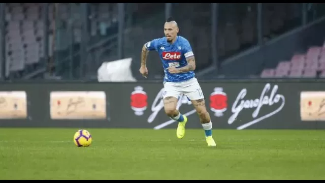 Marek Hamsik, centrocampista e capitano del Napoli