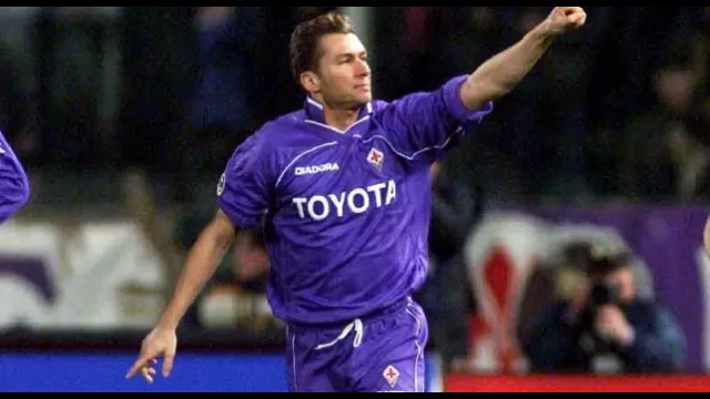 Sandro Cois con la maglia della Fiorentina