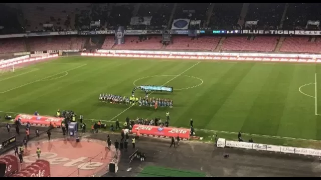 Lo stadio San Paolo dall'interno