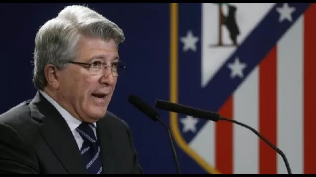 Enrique Cerezo Torres, presidente dell&rsquo;Atletico Madrid