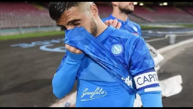 Lorenzo Insigne, in lacrime a fine gara