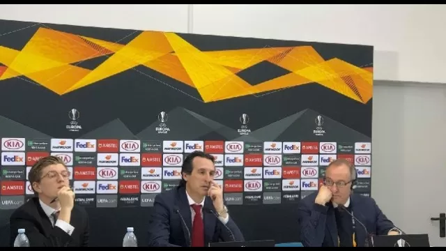 Napoli-Arsenal, conferenza Emery