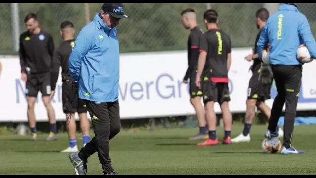 Carlo Ancelotti, allenatore del Napoli