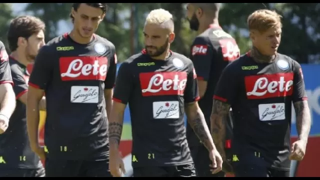 Roberto Inglese, Roberto Insigne ed Amato Ciciretti a Dimaro