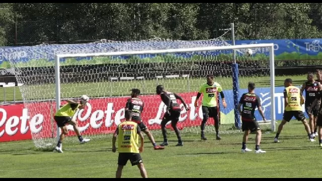 Allenamento Napoli a Dimaro