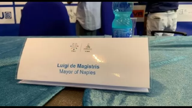 Universiadi, Luigi de Magistris diserta la conferenza di presentazione