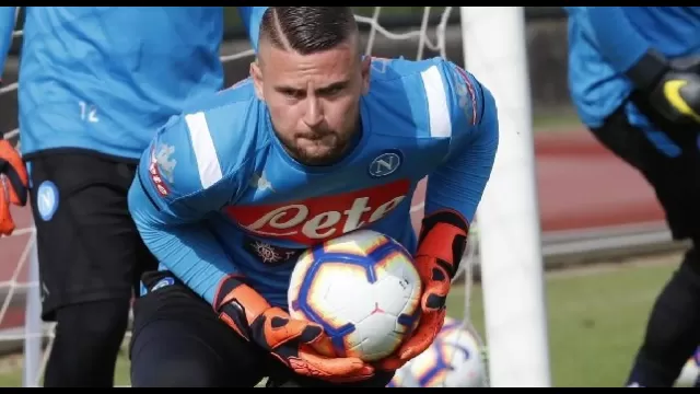 Nikita Contini, portiere della SSC Napoli - Foto di Ciro De Luca