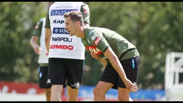 Arkadiusz Milik, attaccante polacco del Napoli