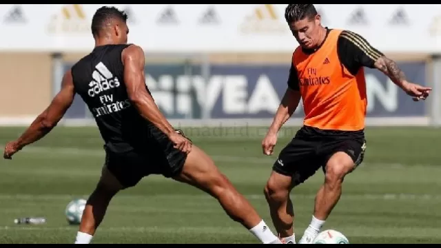 James Rodriguez, attaccante del Real Madrid