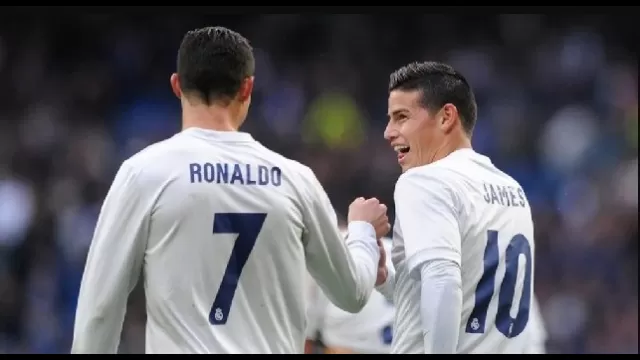 James Rodriguez e Cristiano Ronaldo