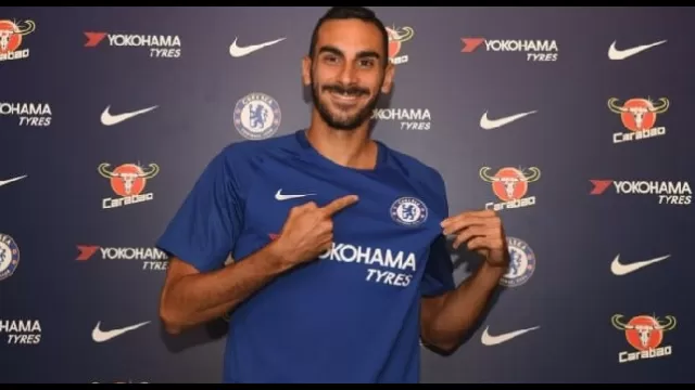 Zappacosta con la maglia del Chelsea