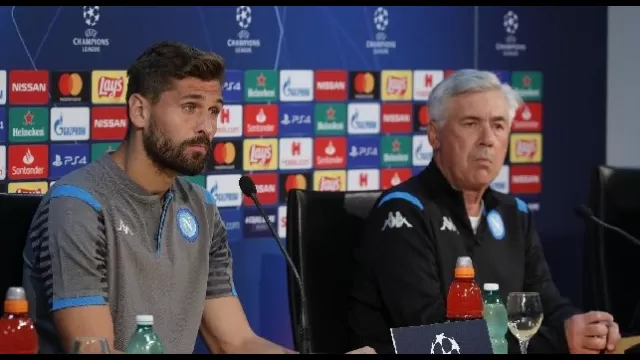 Carlo Ancelotti e Fernando Llorente - Foto di Ciro De Luca