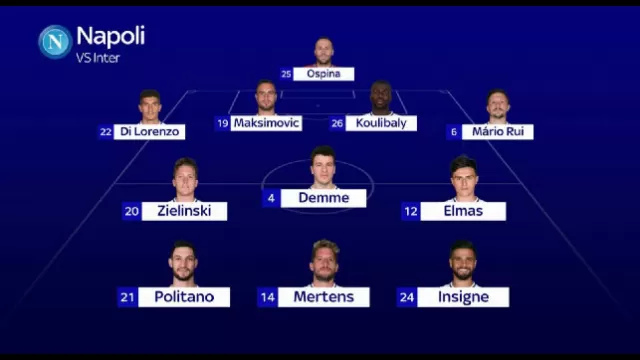 Napoli-Inter Coppa Italia