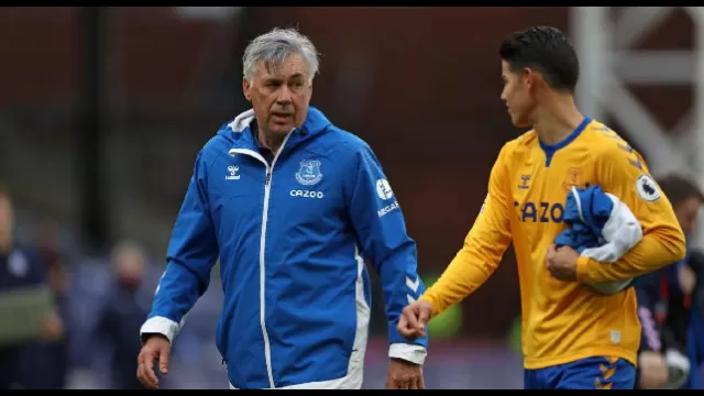 James Rodriguez e Ancelotti