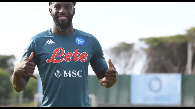 Ti&eacute;mou&eacute; Bakayoko, centrocampista del Napoli in prestito dal Chelsea