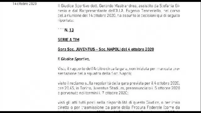 Juve Napoli 3 0