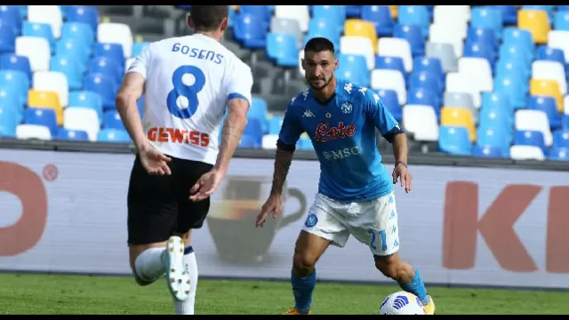 Matteo Politano &egrave; un calciatore italiano, attaccante del Napoli