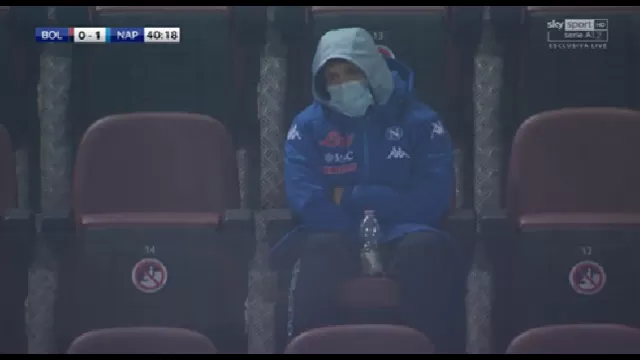 Mario Rui e Ghoulam in tribuna